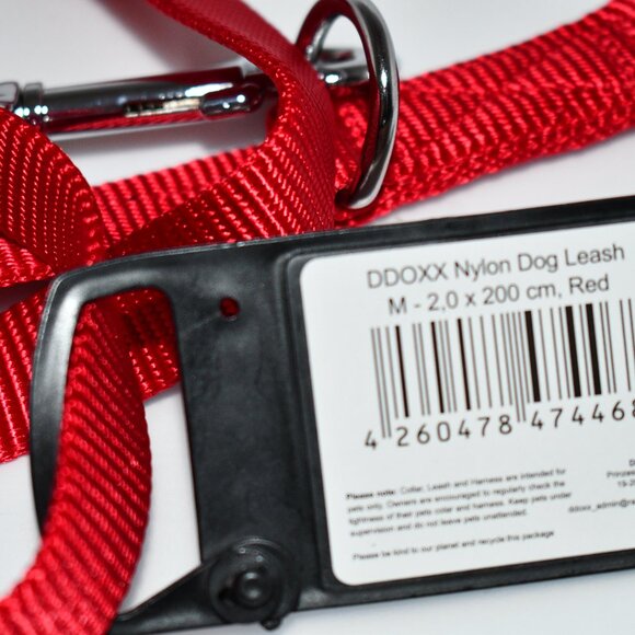 DOX Nylon Dog Leash – 6.6ft, 3-Way Adjustable, Heavy-Duty Training & Walking L - Picture 3 of 4